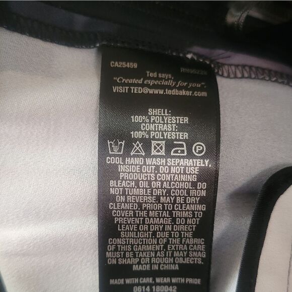 Ted Baker Indes Chelsea Flower Loose Trousers Size 8 NWT - Picture 8 of 9